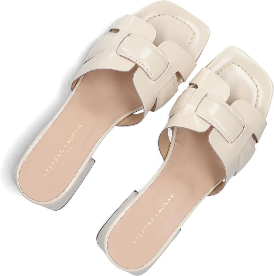 STEFANO LAURAN Slippers Dames 24050 H Maat: 41 Materiaal: Lakleer Kleur: Beige