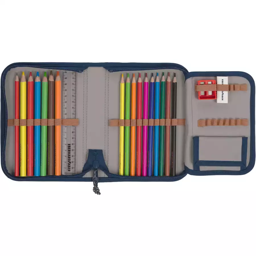 LÄSSIG Schulranzen-Set 7-tlg. Flexy Unique navy