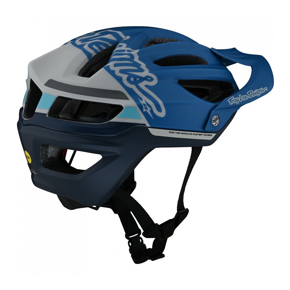 Troy Lee Designs A2 MIPS SILHOUETTE - Casque VTT Homme blue