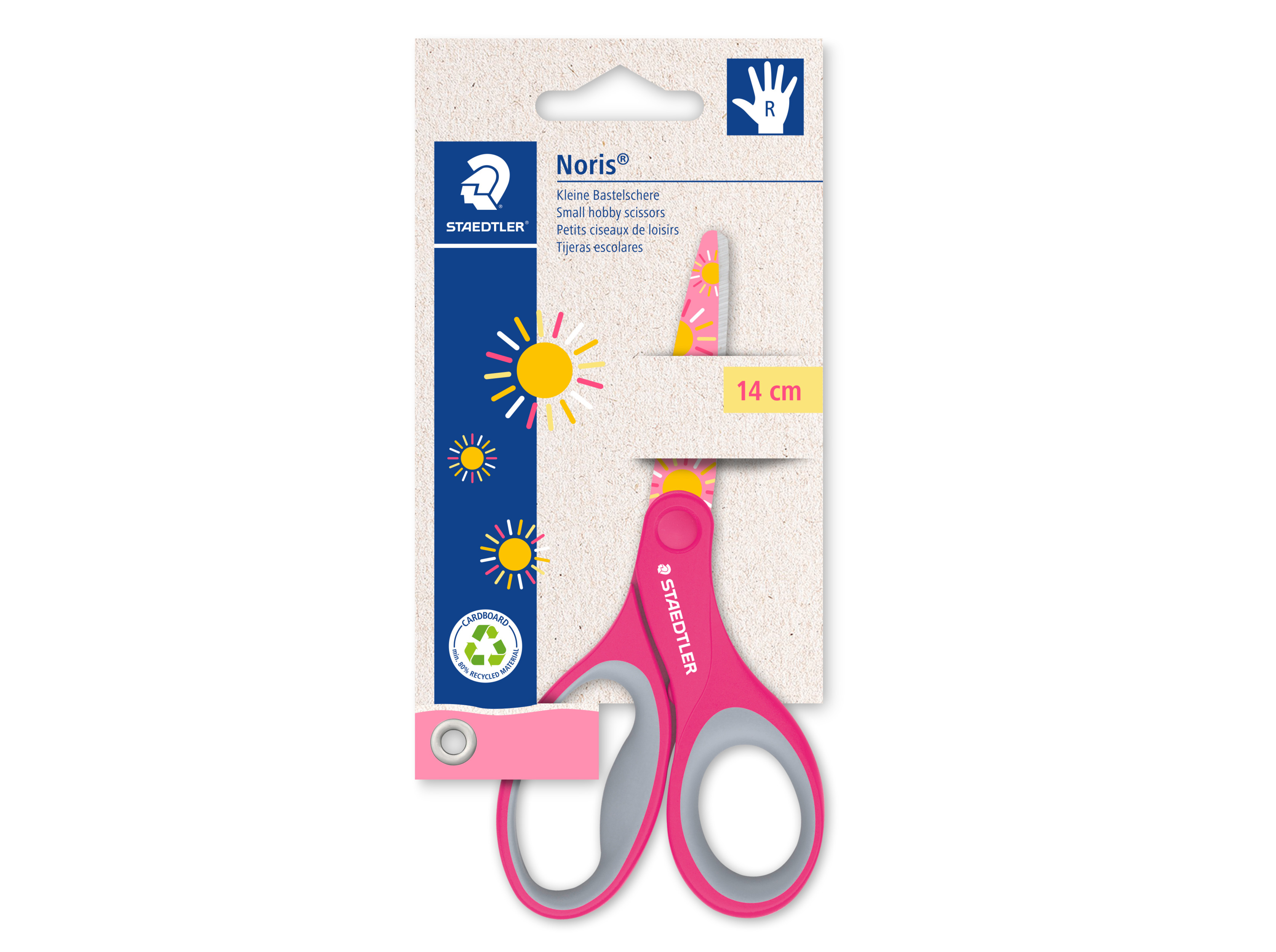 TESOURA NORIS CLUB STAEDTLER 14CM CORES SORTIDAS