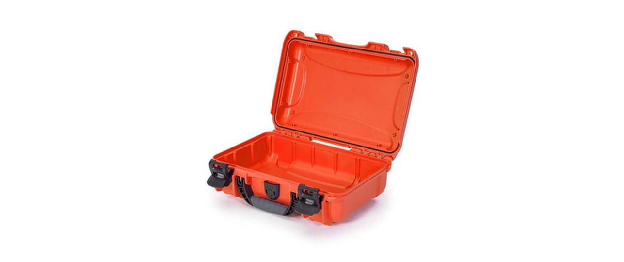 Kunststoffkoffer 909 - leer Orange<br>Leichter, wasserdichter und robuster Hartschalenkoffer