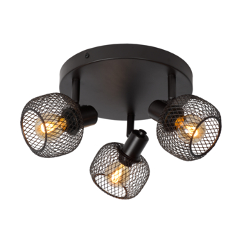 Lucide plafonspot Maren Ø37 cm zwart