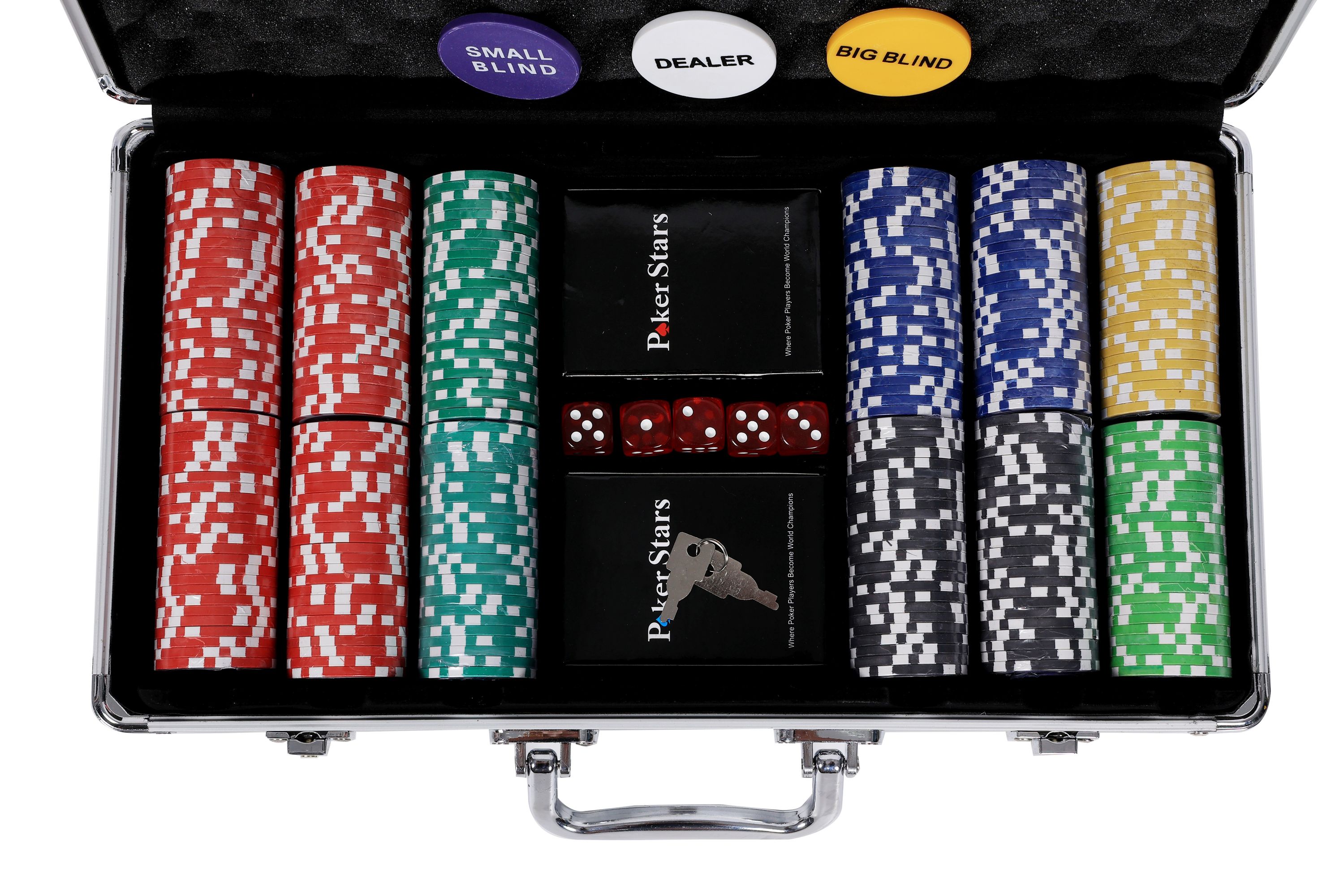 Profi Pokerkoffer mit 300 Chips