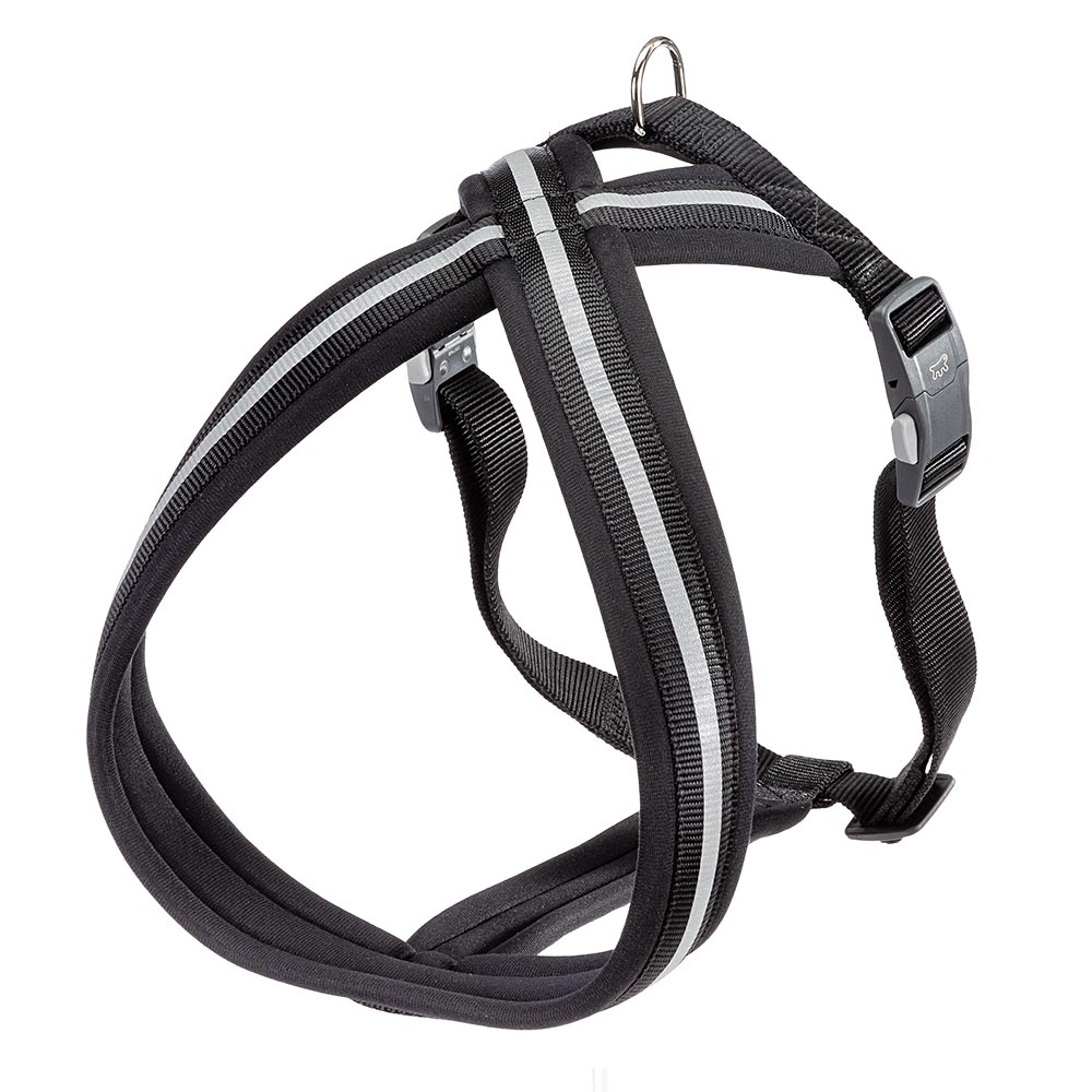 Harnais pour chiens de taille grande daytona cross l, réfléchissant, rembourrée, avec boucle magnétique
