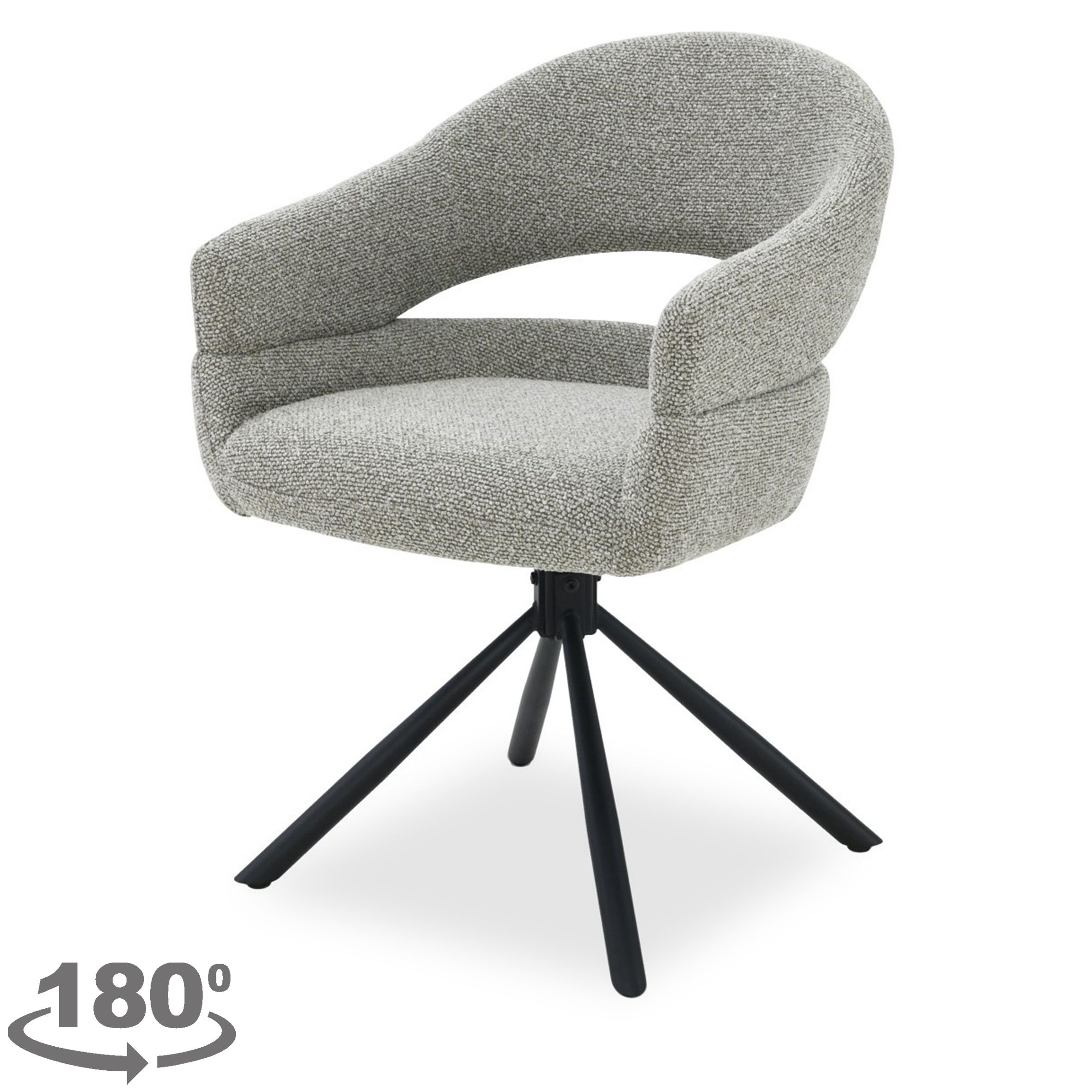 Eetkamerstoel Taupe Linn B58 x D62 x H85 cm