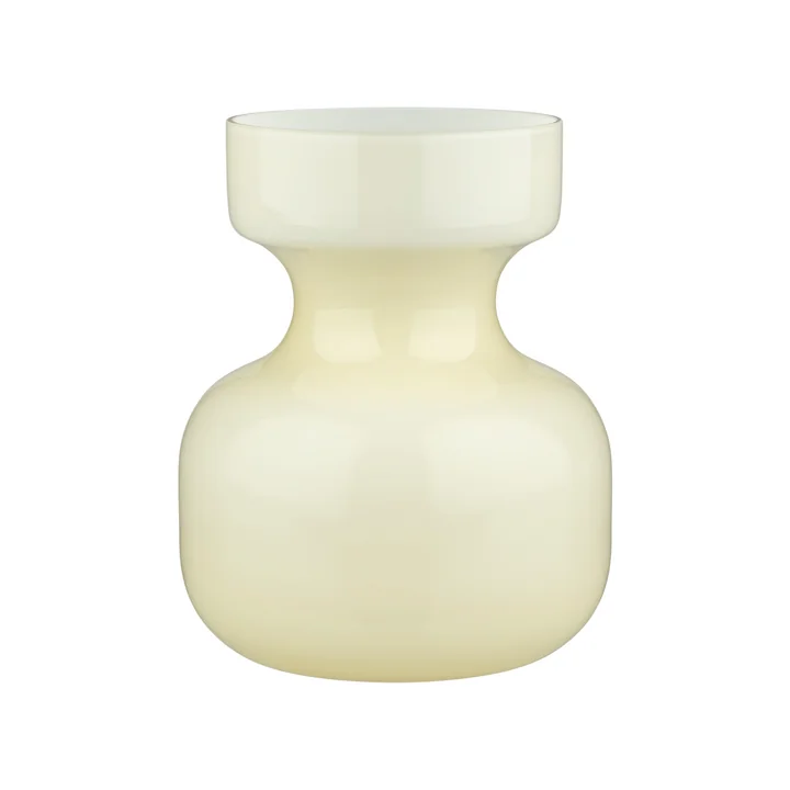 Marimekko - Säkki Vase, Ø 13,2 cm, opaque weiss aspargus