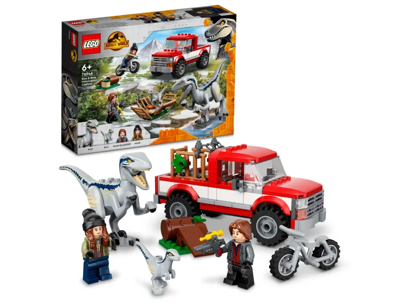 LEGO Jurassic World 76946 Blue og Beta – velociraptor-fangst