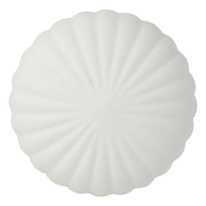 Hübsch Applique en métal et verre opalin  | Blanc