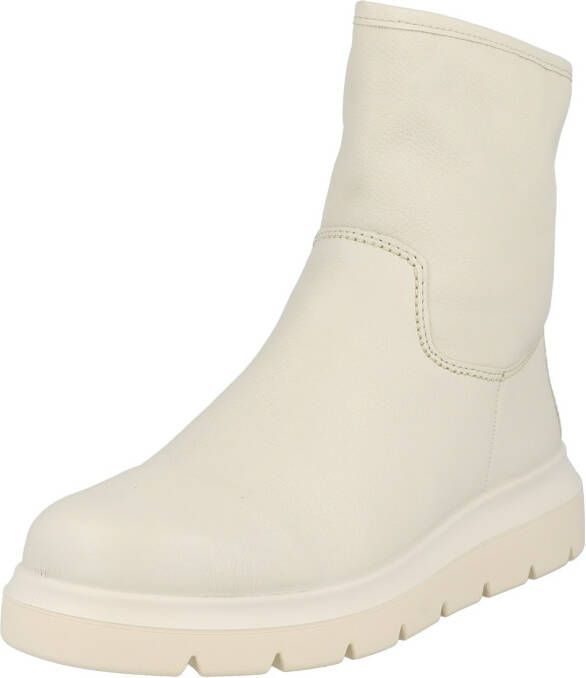 Ecco Nouvelle Limestone leren enkellaarzen beige