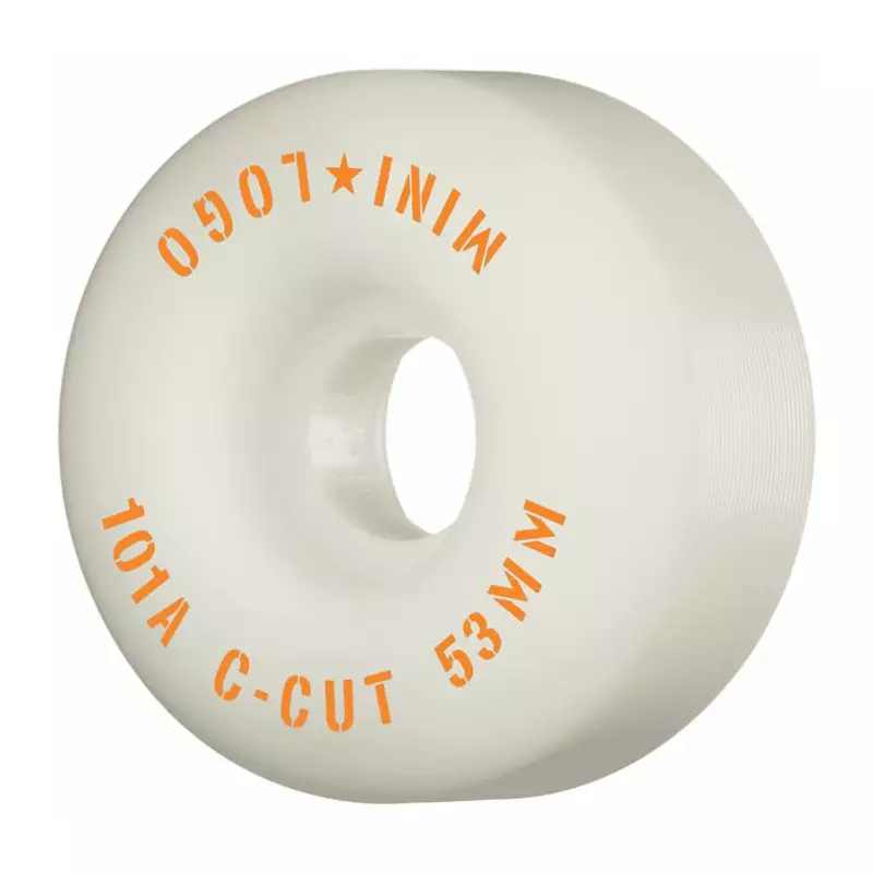 Roues skate MINI LOGO (jeu de 4) 53mm c-cut ii 101a white