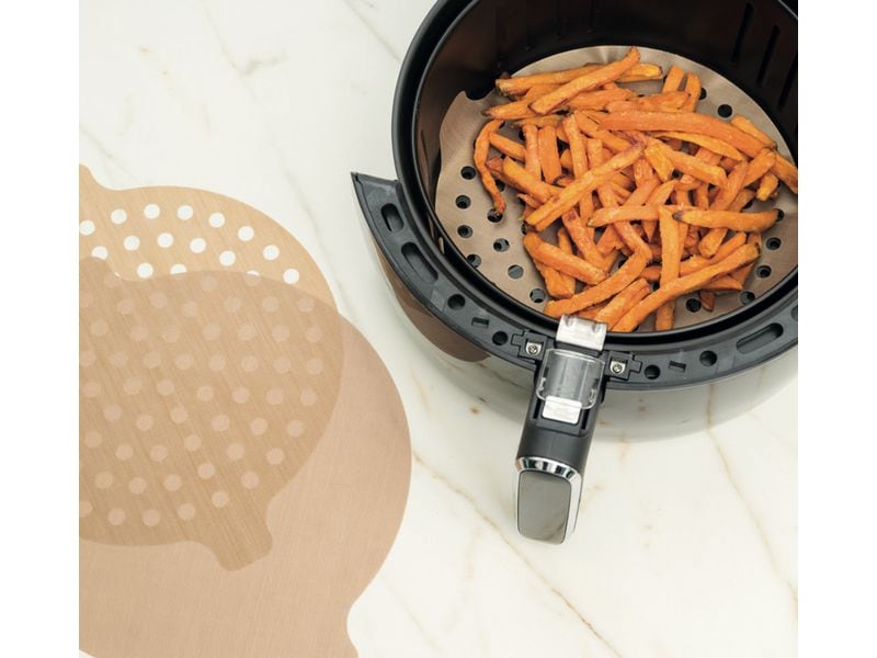 OHMEX Backblech für die Heissluftfritteuse NS-24017-R 2er-Set Zubehör für runde Heissluftfritteusen