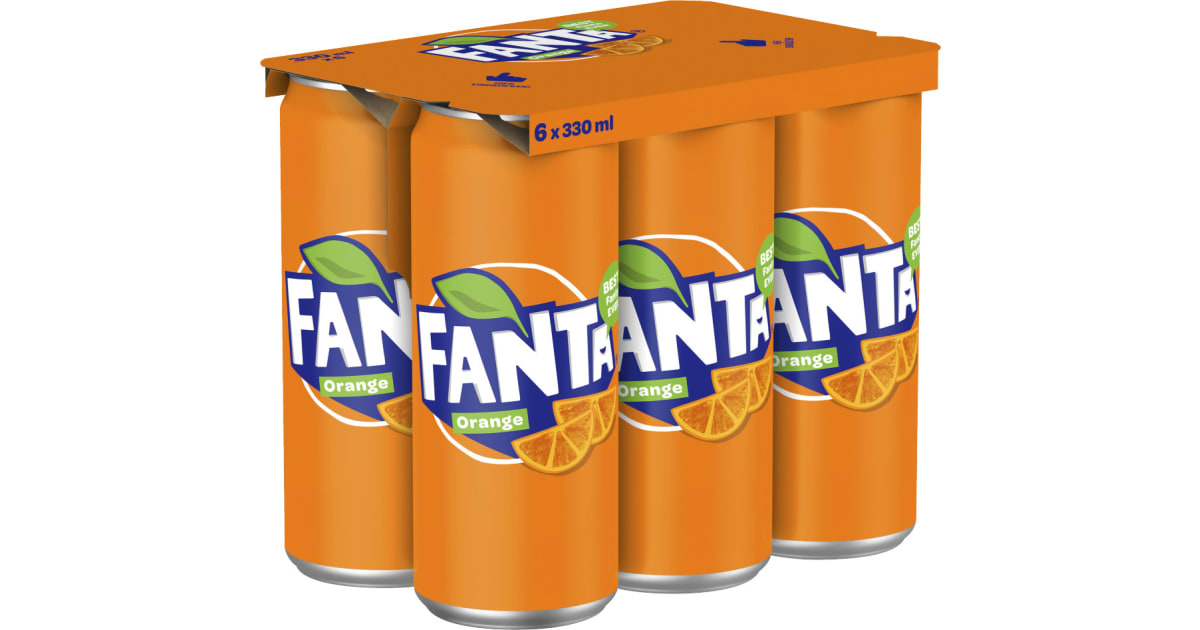 Fanta Orange Tray 6x 0,33 Liter Dose (Einweg)