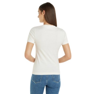 Tee-shirt à manches courtes femme Monologo Slim Fit CALVIN KLEIN