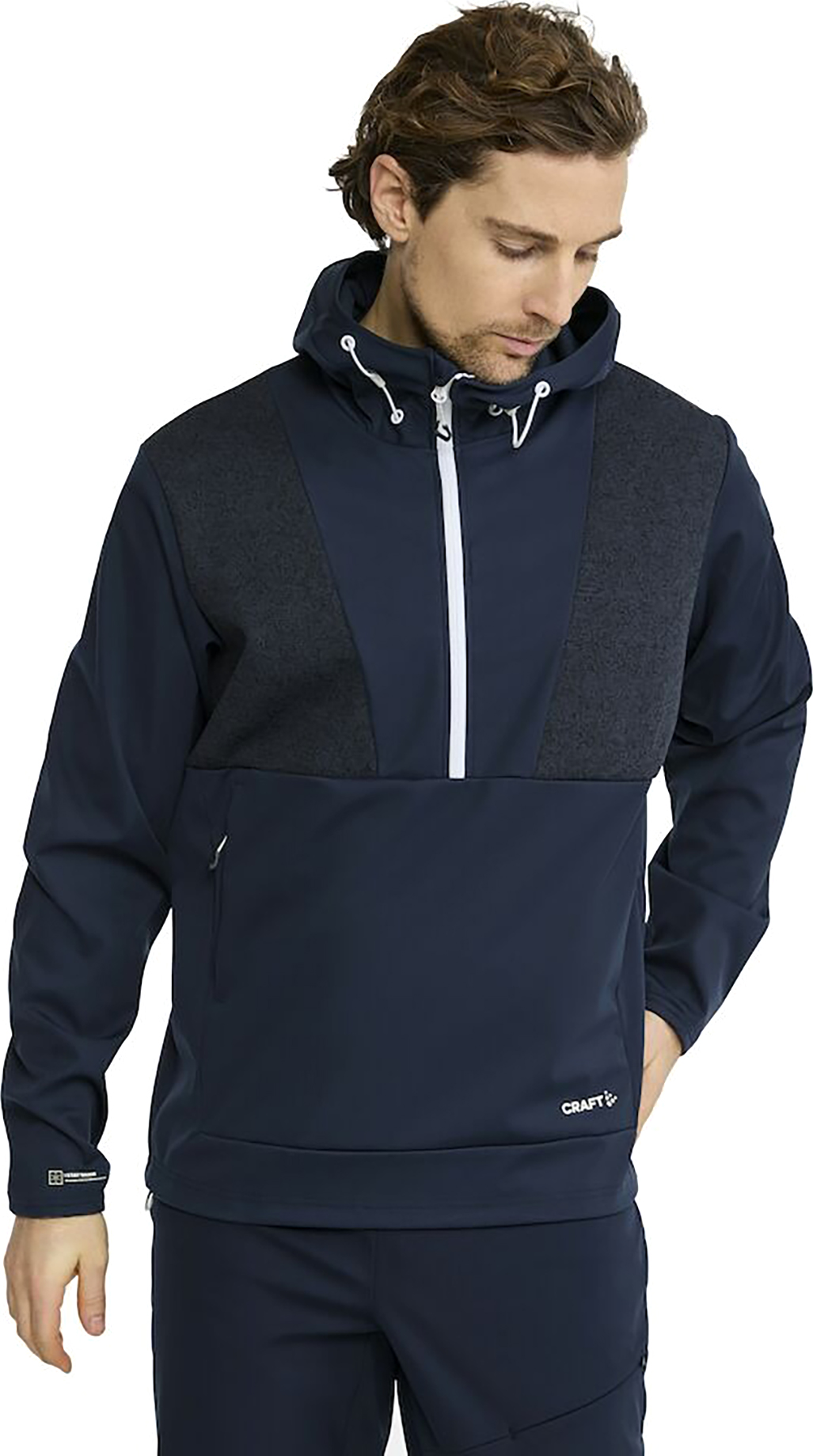 NOR ADV Backcountry Anorak Herre White/Blaze