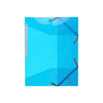 Exacompta Iderama PP - Chemise polypro à rabats - A4 - pour 250 feuilles - bleu clair