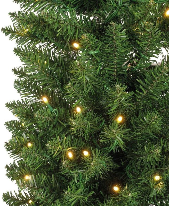 Everlands - Pencil Pine - Kunstkerstboom - Groen - 210 cm - 280 Lampjes