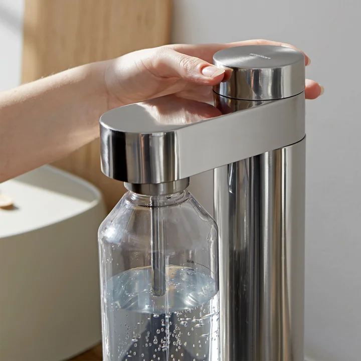 Stelton - Brus Wassersprudler, Edelstahl