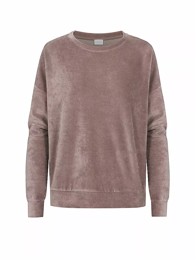 MEY Loungewear Sweater VELVET DREAM  hellbraun