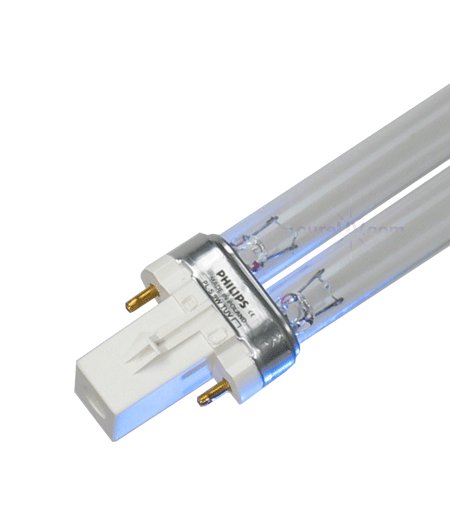 UVC PL vervangingslamp 9 Watt Philips, voorradig