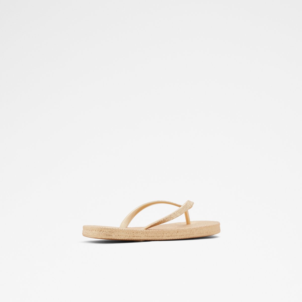 Aloomba Gold Women Flat Sandals