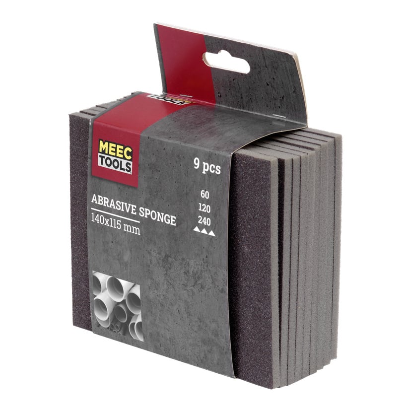 Slipesvamp 9 deler 140x115 mm