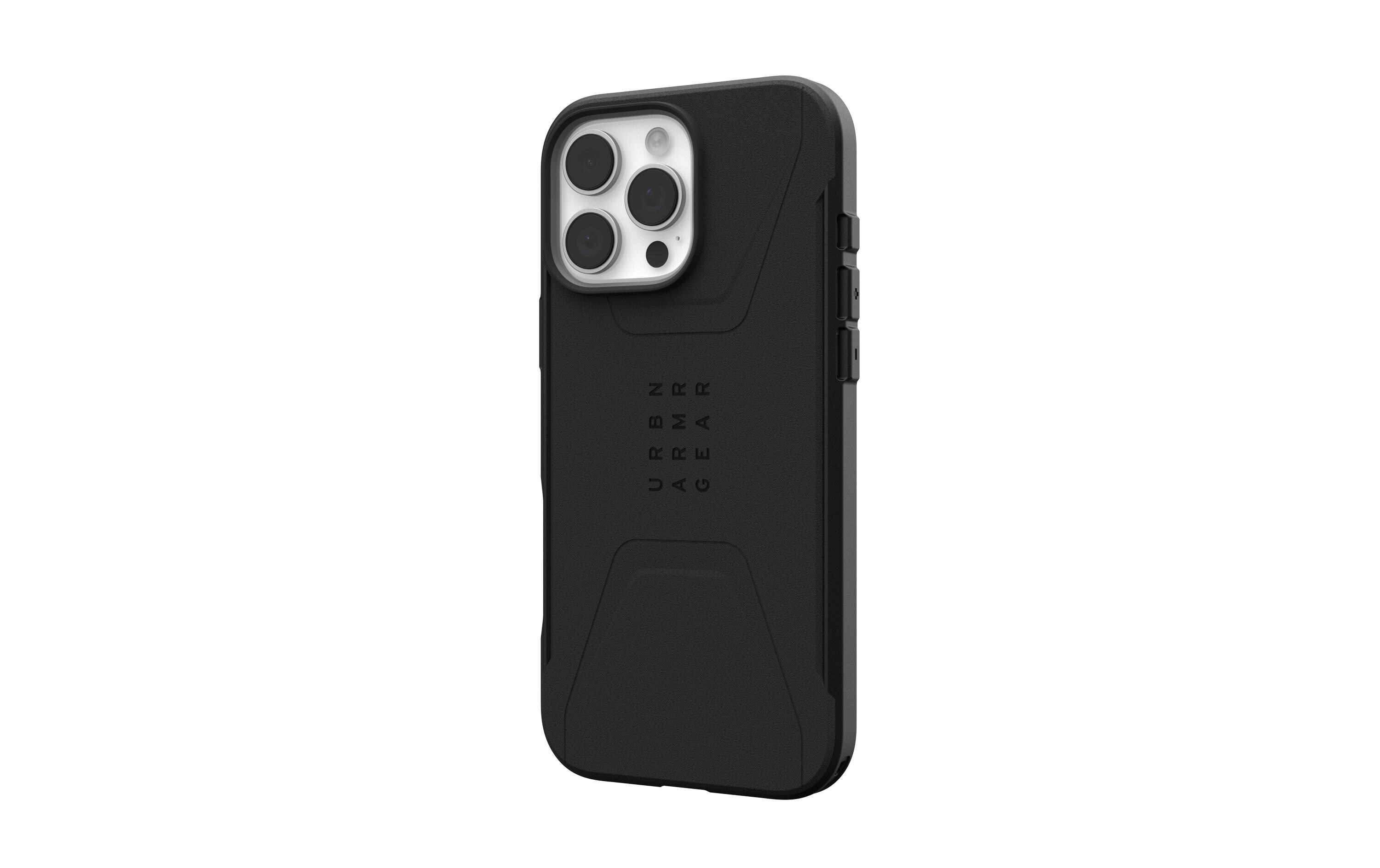 Back Cover Civilian Case iPhone 16 Pro Max BlackSchutzhülle für das Apple iPhone 16 Pro Max