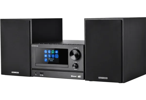 Kenwood M-7000S, Home audio mini system, Sort, 1 diske, 30 W, 2-vejs, 6 ohm (O)