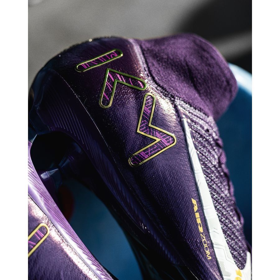 Nike Air Zoom Mercurial Superfly 10 Elite FG Mbappé Personal Edition - Violet/Blanc