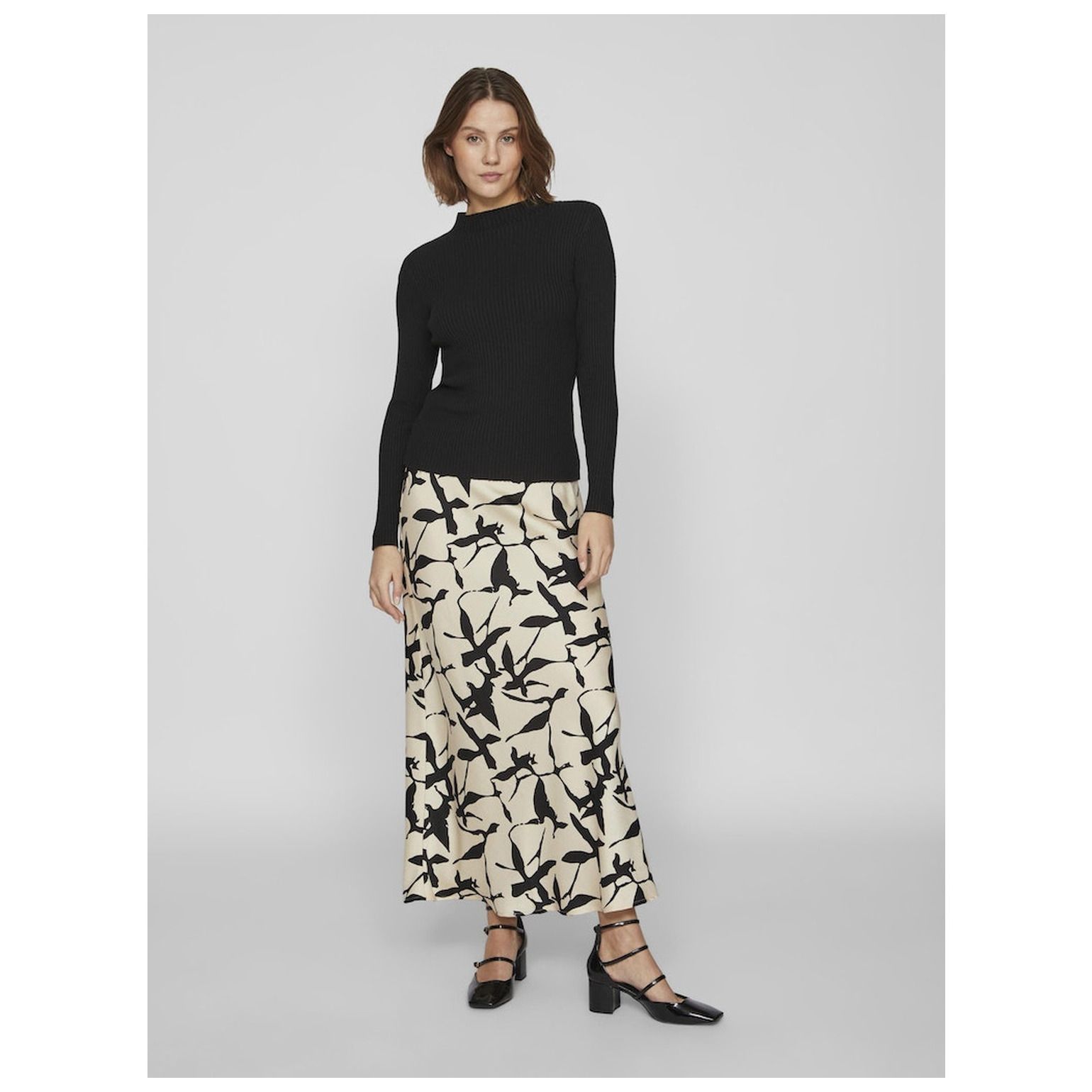 Vila VIOVANNI FUNNEL-NECK L/S KNIT