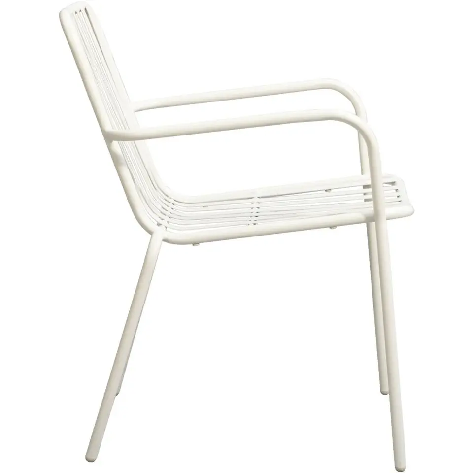 Stapelstoel Vence - metaal/zand - 82x55x62 cm