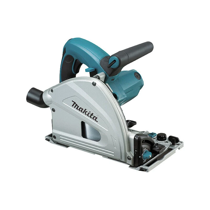 Scie circulaire plongeante SP6000J1 - 1300W - 165MM - En coffret MAK-PAC - Avec Rail de guidage 1400 mm