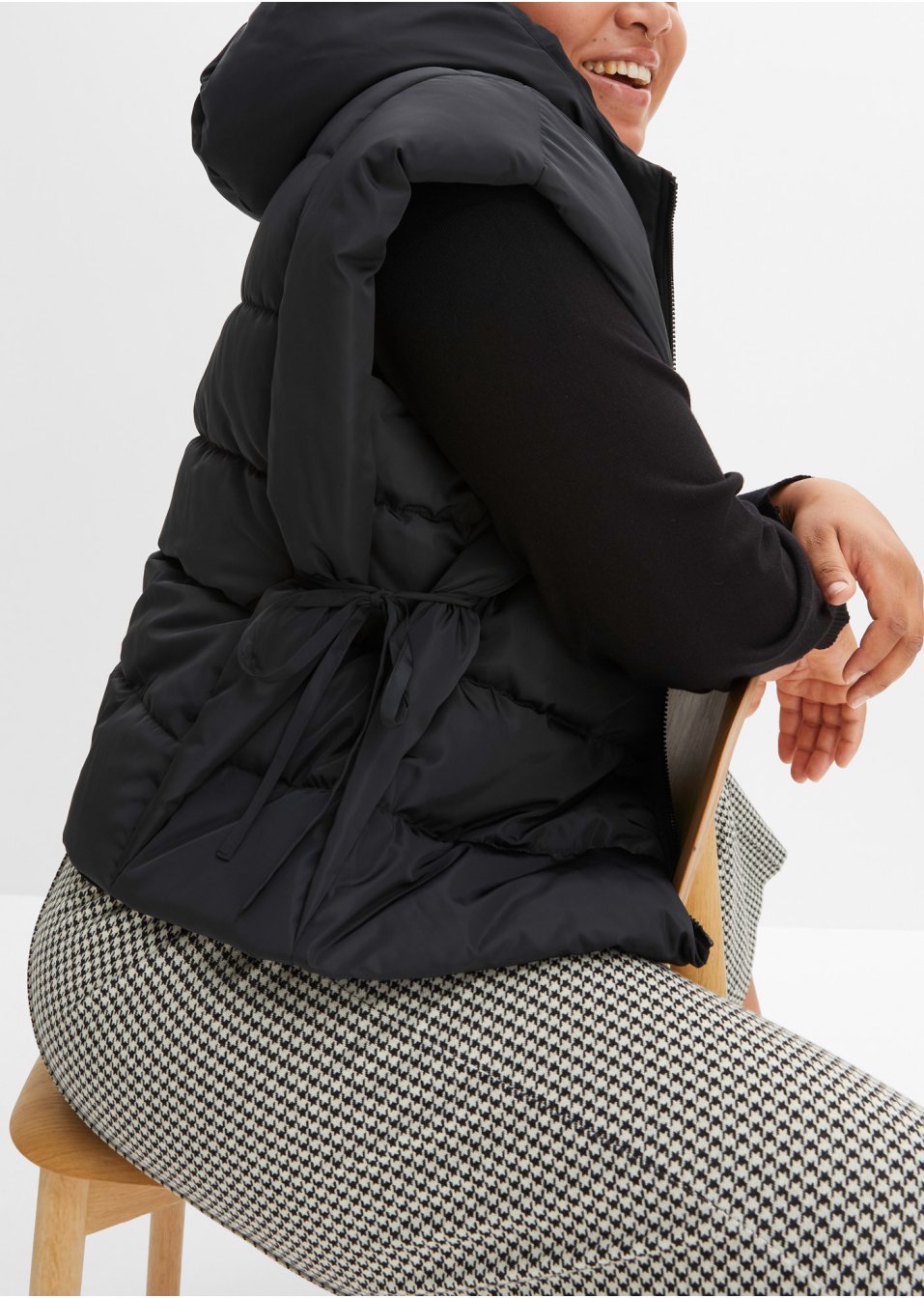 Veste courte sans manches