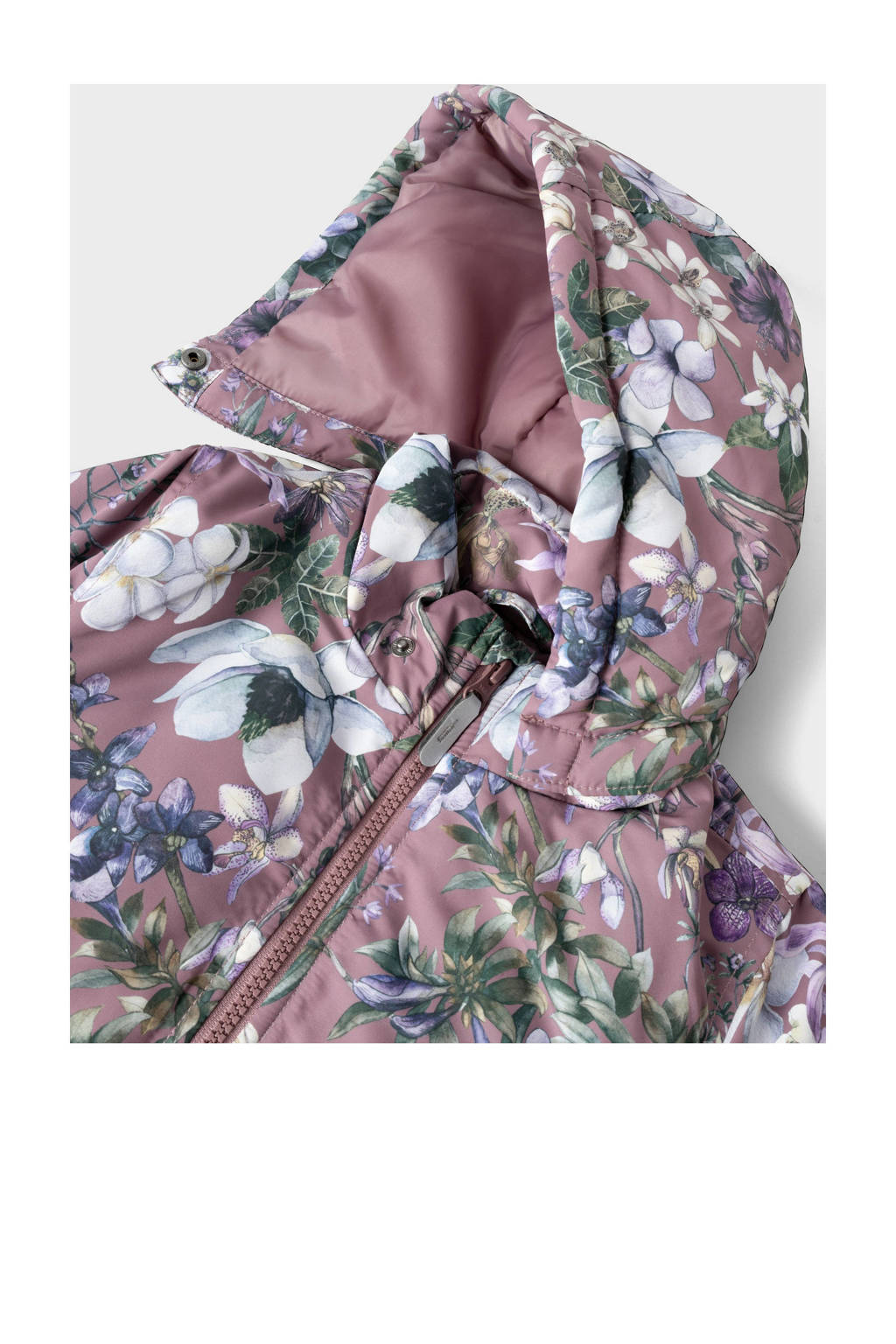 NAME IT gebloemdetussenjas NKFMAXI lila/multicolor