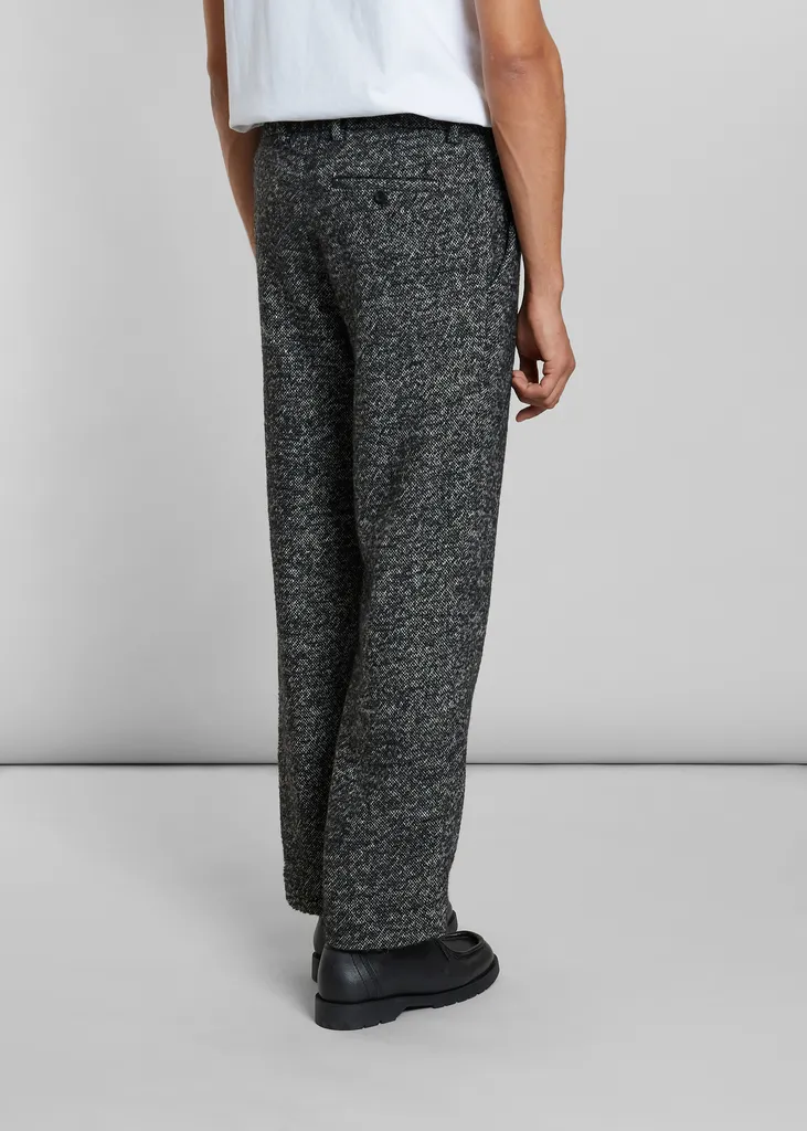 Pantalon taille élastique en laine mélangée L'Exception Paris