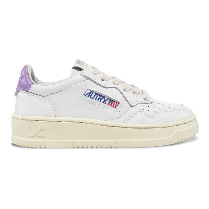 Autry Baskets Kids Medalist Low Cuir | Lilas