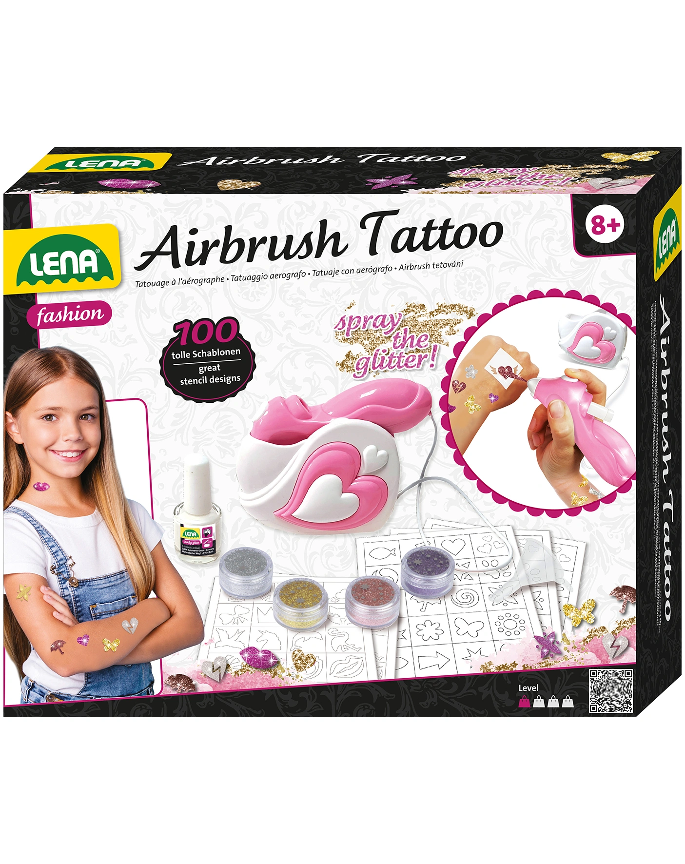 Airbrush-Set TATTOO STUDIO in bunt