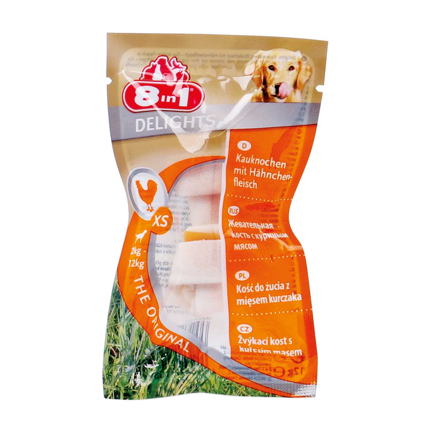 Hundesnack 8in1 Pro Dental Huhn 12g