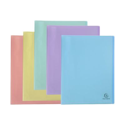 Exacompta Chromaline - Porte vues - 100 vues - A4 - disponible dans différentes couleurs pastels