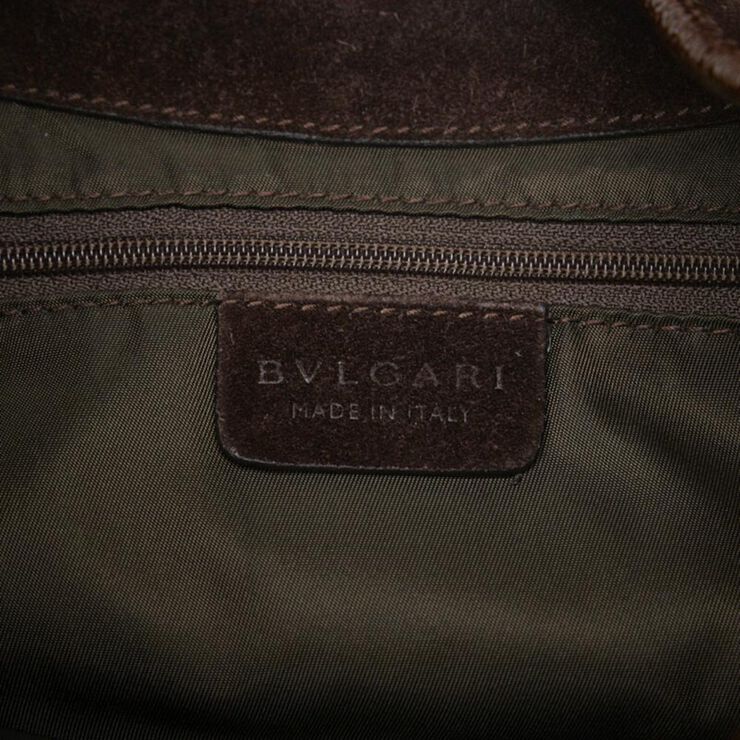 Bvlgari Vintage Bvlgari Shoulder Bag Brown