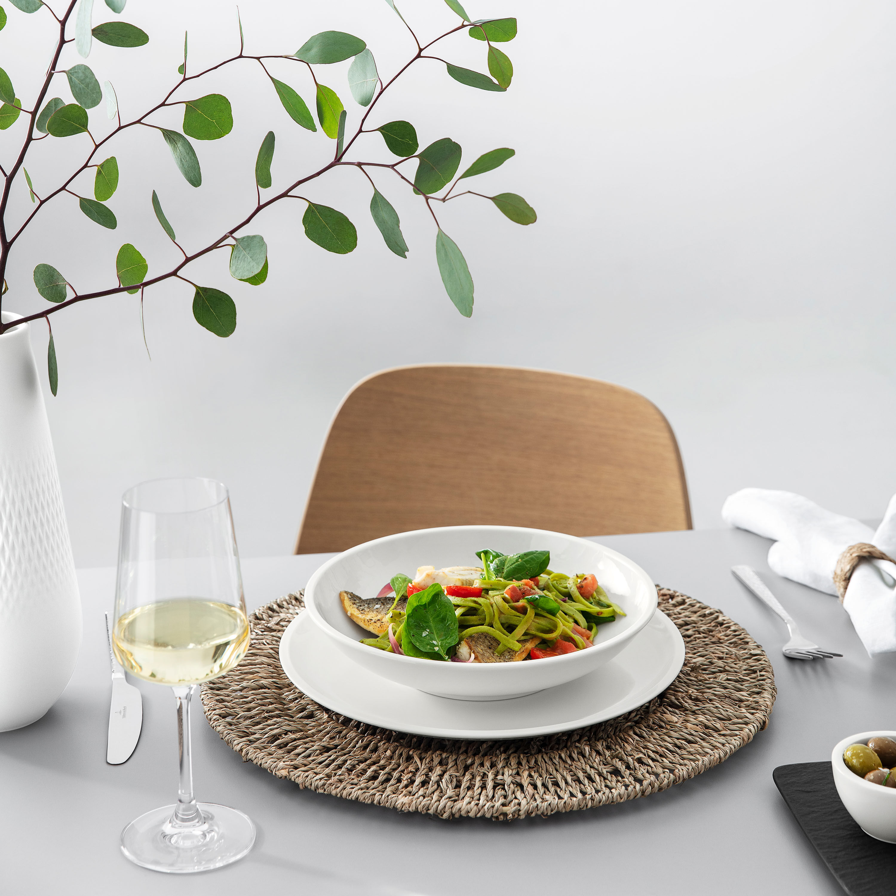Artesano Soup bowl White, 9.3'', Premium Porcelain