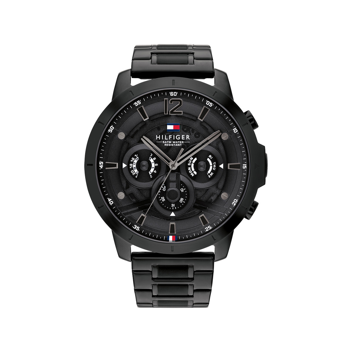 Montre TOMMY HILFIGER luca homme bracelet acier inoxydable noir