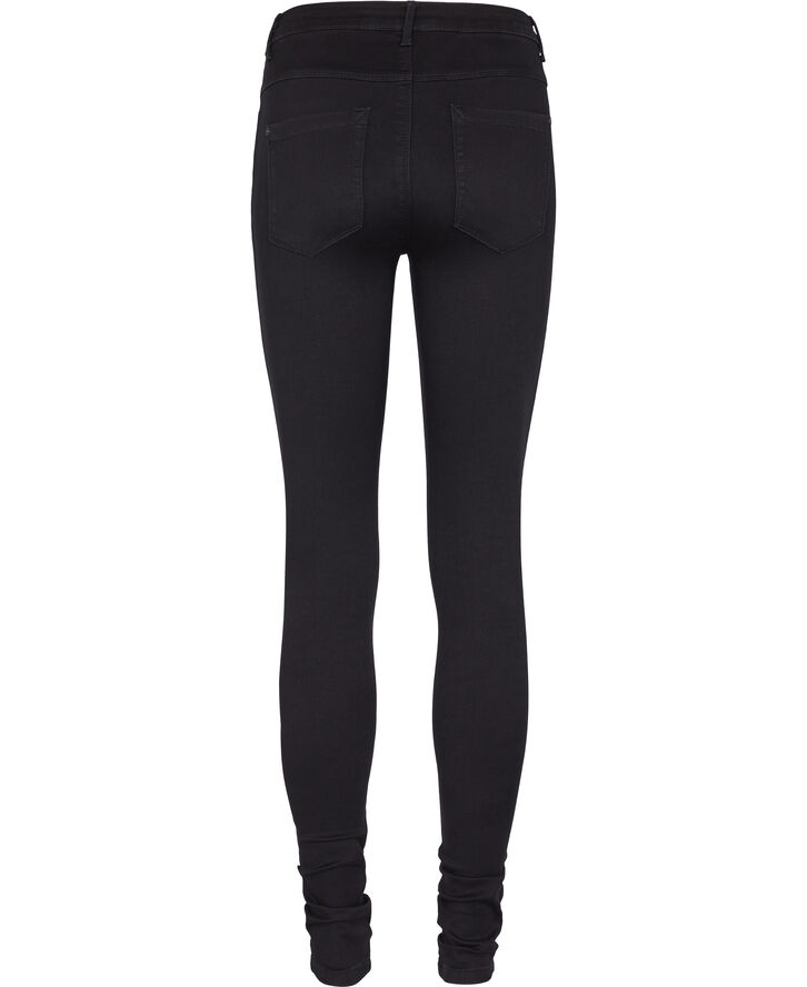 ONLY Onlroyal high sk 600 jeans Sort
