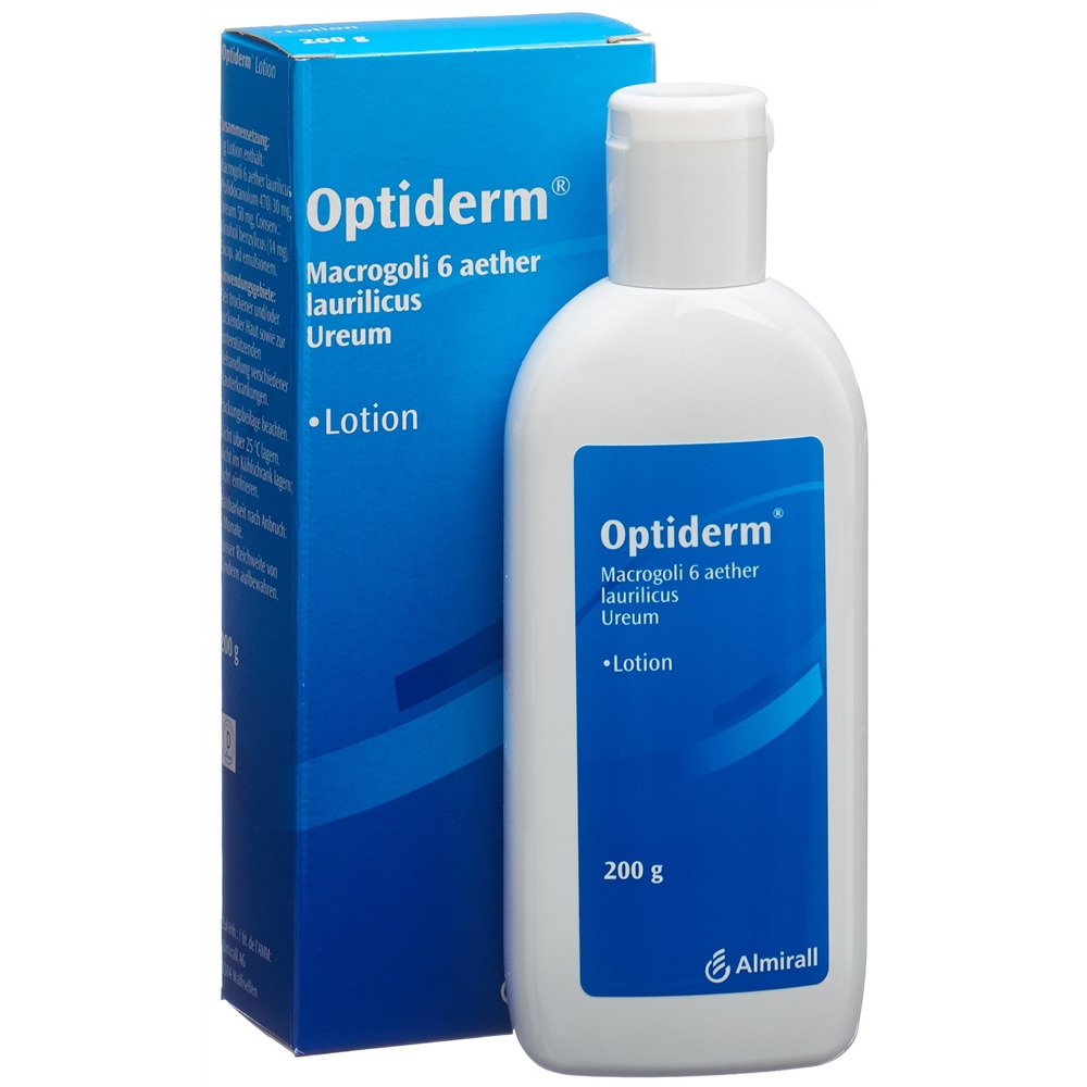OPTIDERM Lot Fl 200 g<br>200 g, Flasche, Emulsion zur Anwendung auf der Haut