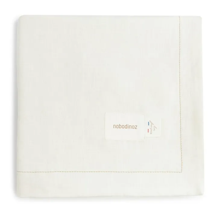 Nobodinoz Couverture légère - Lin Français | Blanc