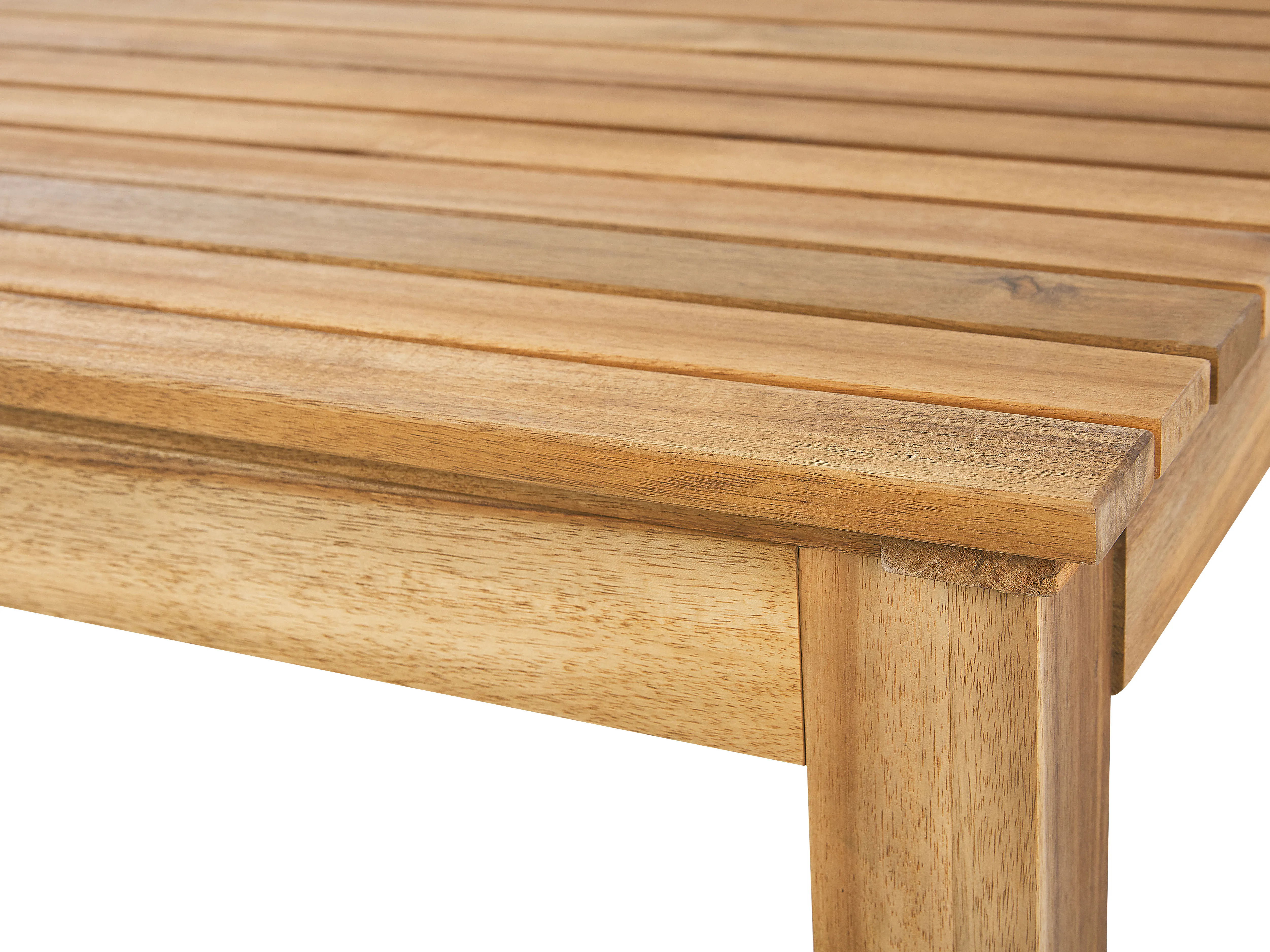 Loungeset met tafel 4-zits PACIFIC Acaciahout Zwart