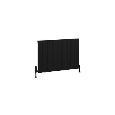 Eastbrook Tordino radiator 85x60cm aluminium 927W zwart mat
