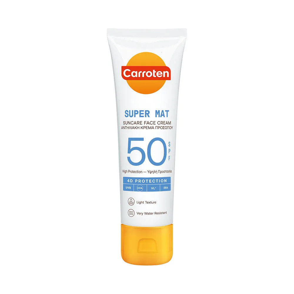 Carroten Face super Mat Cream SPF 50 - 50 ml.