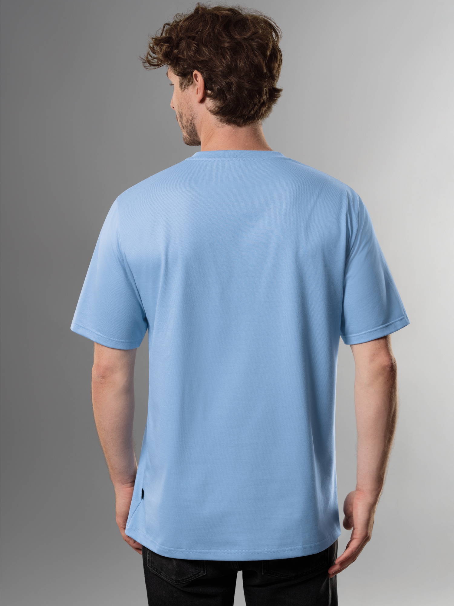 V-Shirt DELUXE Baumwolle Horizont