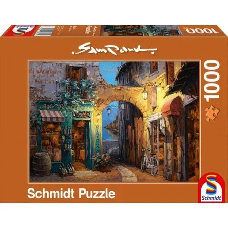 Schmidt Spiele Puzzle - Sam Park Gässchen am Comer See, 1000 Teile