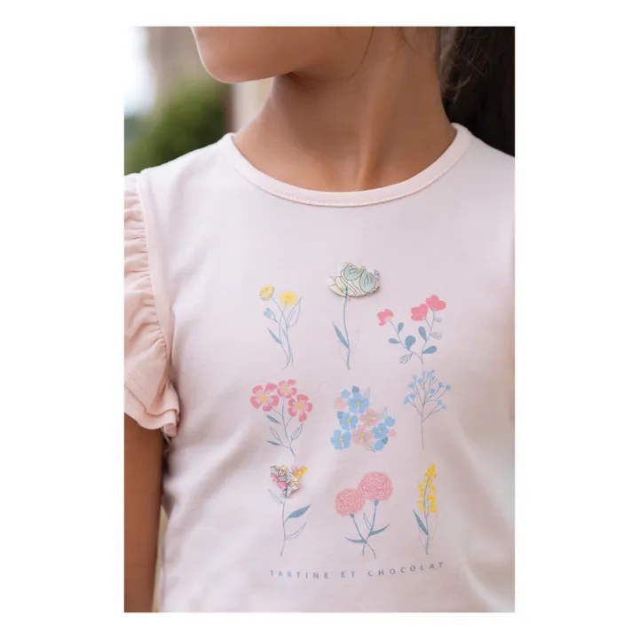Tartine et Chocolat T-Shirt à Volants | Rose pâle
